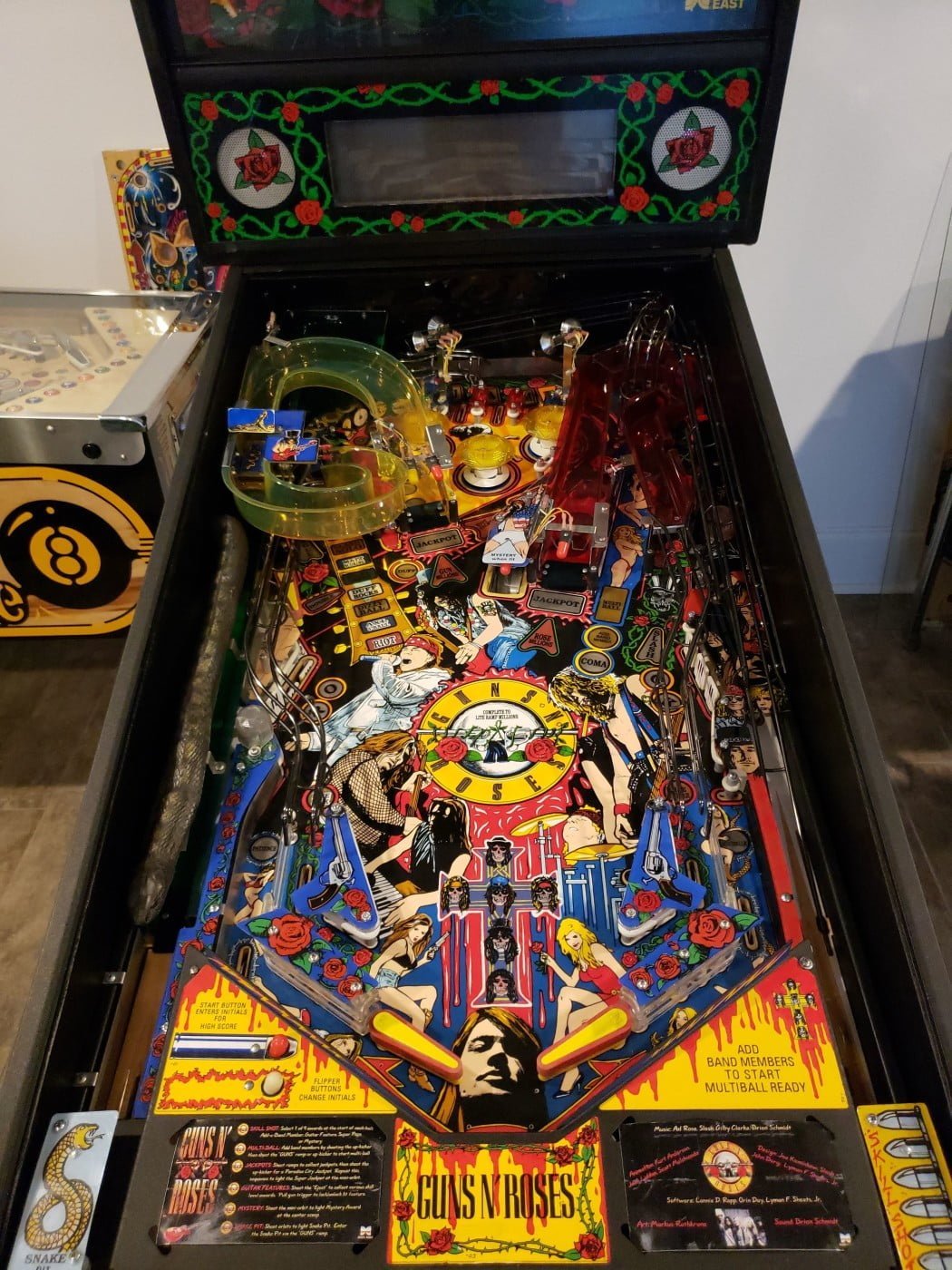 Guns N Roses Pinball Machine pinball machine