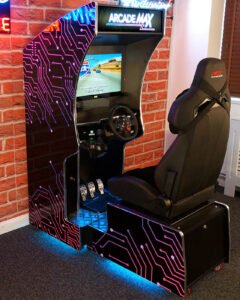 ArcadeMAX Hyperion Sit-Down Driving Arcade Machine