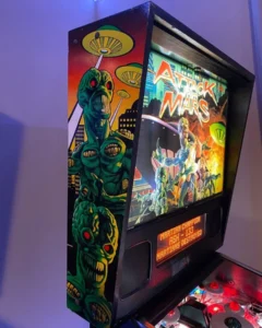Bally Attack From Mars Pinball Machine by Bally pinball machine