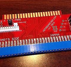 Jamma Board PCB to Pacman or Ms Pacman Harness Adapter Arcade Pac NEW