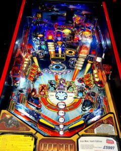 Iron Man Vault Edition Pinball Machine