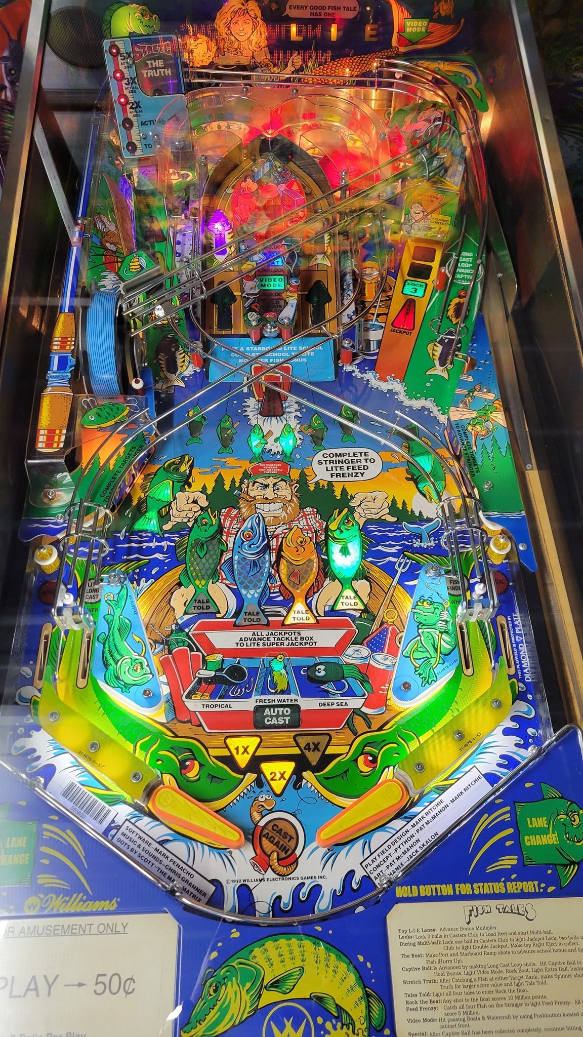 Williams Buy Fish Tales Pinball Machine Online pinball machine