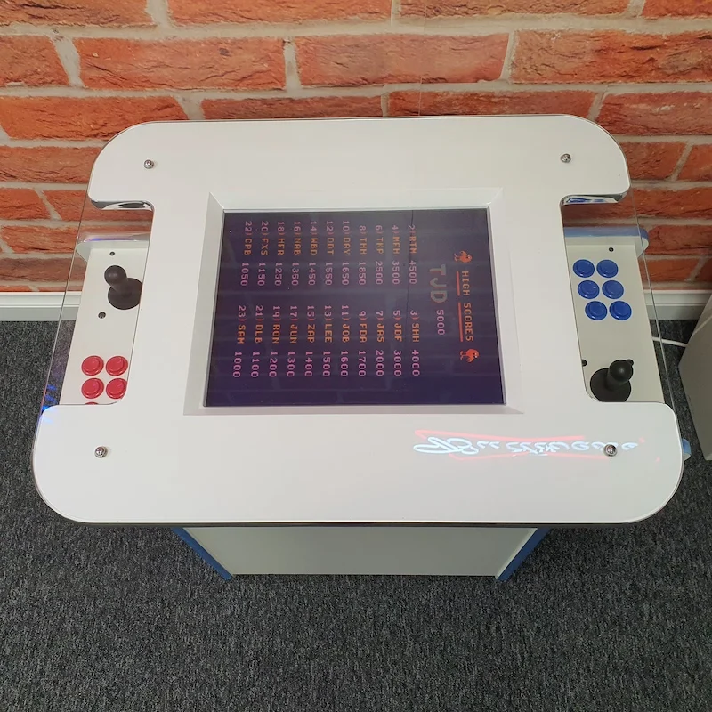 GamePro GamePro Invader 60 Cocktail Arcade Machine - White