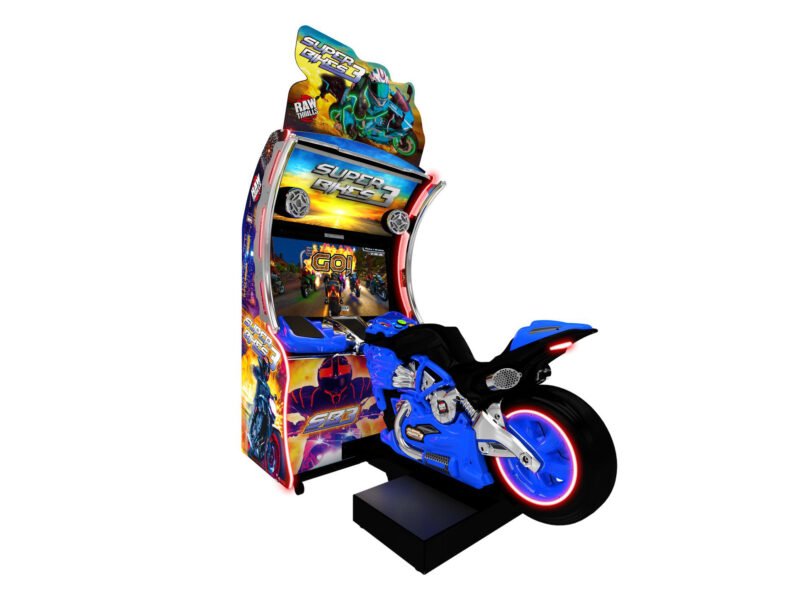 Namco Super Bikes 3 DX Twin Driving Arcade Machine