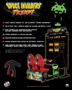 Space Invaders Frenzy Arcade Machine