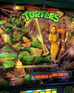 Stern TMNT Pinball Machine by Stern pinball machine