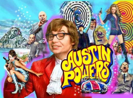 Stern Austin Powers Pinball Machine by Stern pinball machine