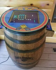 Tennessee Whiskey Barrel Multigame - Sixty Classic Games in One Unit - 1 Year Warranty! Used Barrel