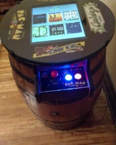 Tennessee Whiskey Barrel Multigame - Sixty Classic Games in One Unit - 1 Year Warranty! Used Barrel