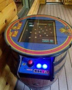 Tennessee Whiskey Barrel Multigame - Sixty Classic Games in One Unit - 1 Year Warranty! Used Barrel