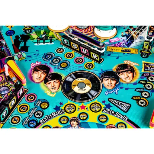 Stern The Beatles Gold Edition Pinball Machine by Stern pinball machine