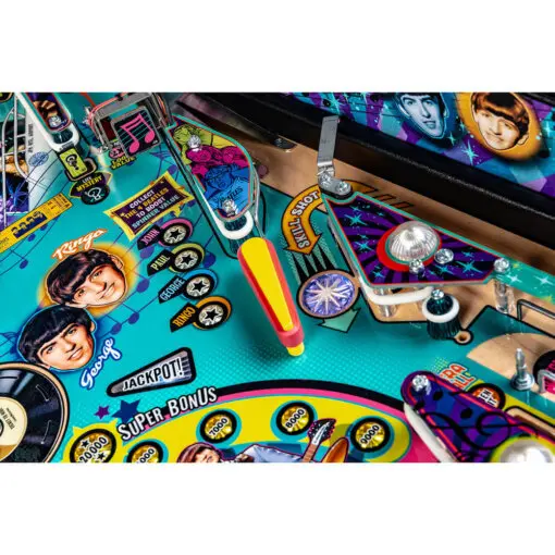 Stern The Beatles Gold Edition Pinball Machine by Stern pinball machine