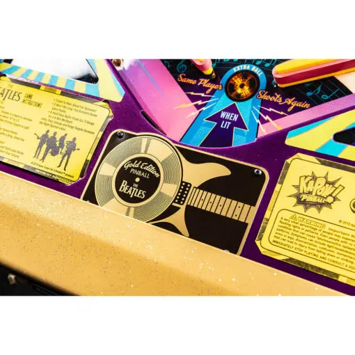Stern The Beatles Gold Edition Pinball Machine by Stern pinball machine
