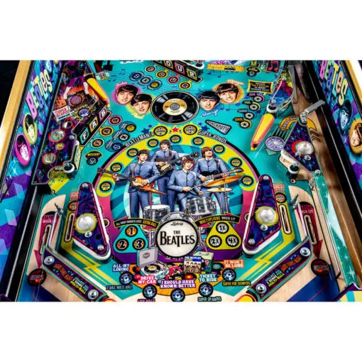 Stern The Beatles Gold Edition Pinball Machine by Stern pinball machine