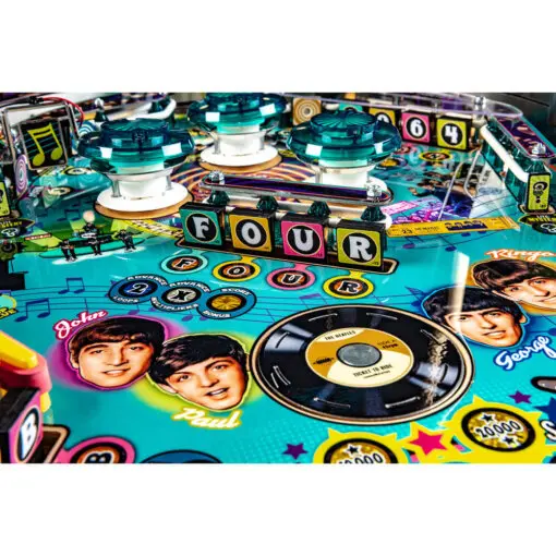 Stern The Beatles Gold Edition Pinball Machine by Stern pinball machine