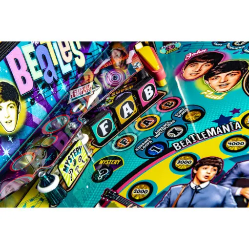 Stern The Beatles Gold Edition Pinball Machine by Stern pinball machine
