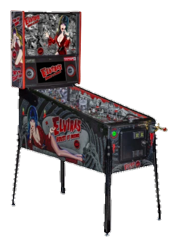Stern Elvira’s House of Horrors: Blood Red Kiss Edition Pinball Machine by Stern