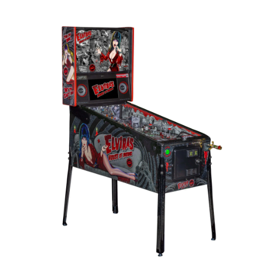 Stern Elvira’s House of Horrors: Blood Red Kiss Edition Pinball Machine by Stern