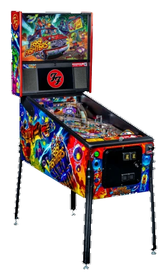 Foo Fighters Pro Pinball Machine by Stern