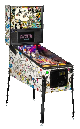 Stern Led Zeppelin Pro Pinball Machine by Stern
