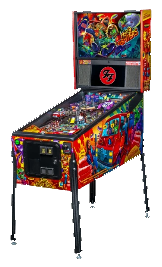 Stern Foo Fighters Premium Pinball Machine by Stern