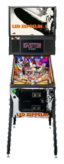 Stern Led Zeppelin Premium Pinball Machine by Stern
