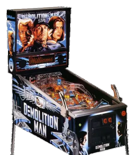 Demolition Man Pinball Machine by Williams