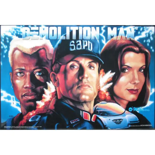 Williams Demolition Man Pinball Machine by Williams pinball machine