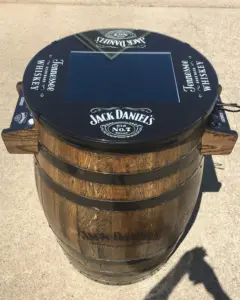 Tennessee Whiskey Barrel Multigame - Sixty Classic Games in One Unit - 1 Year Warranty! Used Barrel