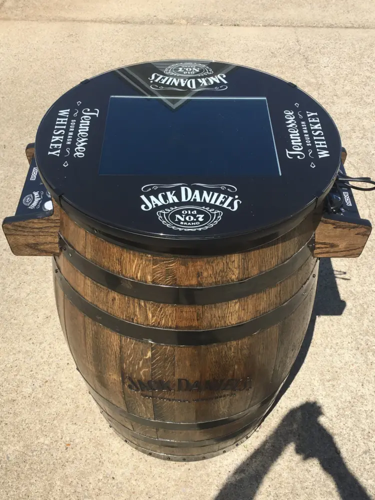 Pinballvauls Tennessee Whiskey Barrel Multigame Arcade - 60 Classic Games