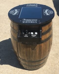 Tennessee Whiskey Barrel Multigame - Sixty Classic Games in One Unit - 1 Year Warranty! Used Barrel