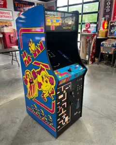 Ms Pac-Man Galaga Reunion Arcade Class of 1981 Game (also plays PAC-MAN) - Original VERY NICE Cabinet - Works 100% Flat Screen BEAUTIFUL GAME!!!