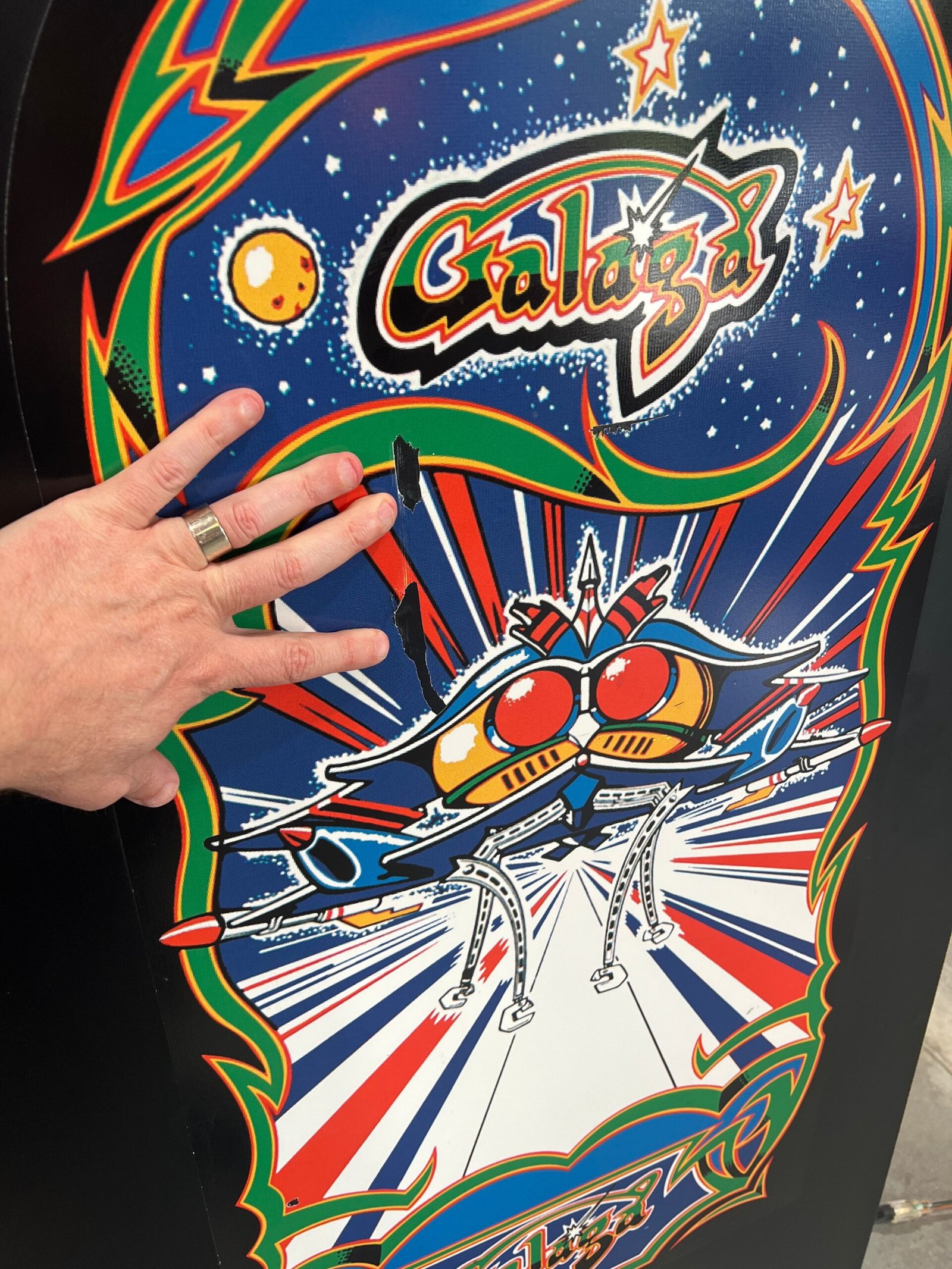 Ms Pac-Man Galaga Reunion Arcade Class of 1981 Game (also plays PAC-MAN) - Original VERY NICE Cabinet - Works 100% Flat Screen BEAUTIFUL GAME!!!