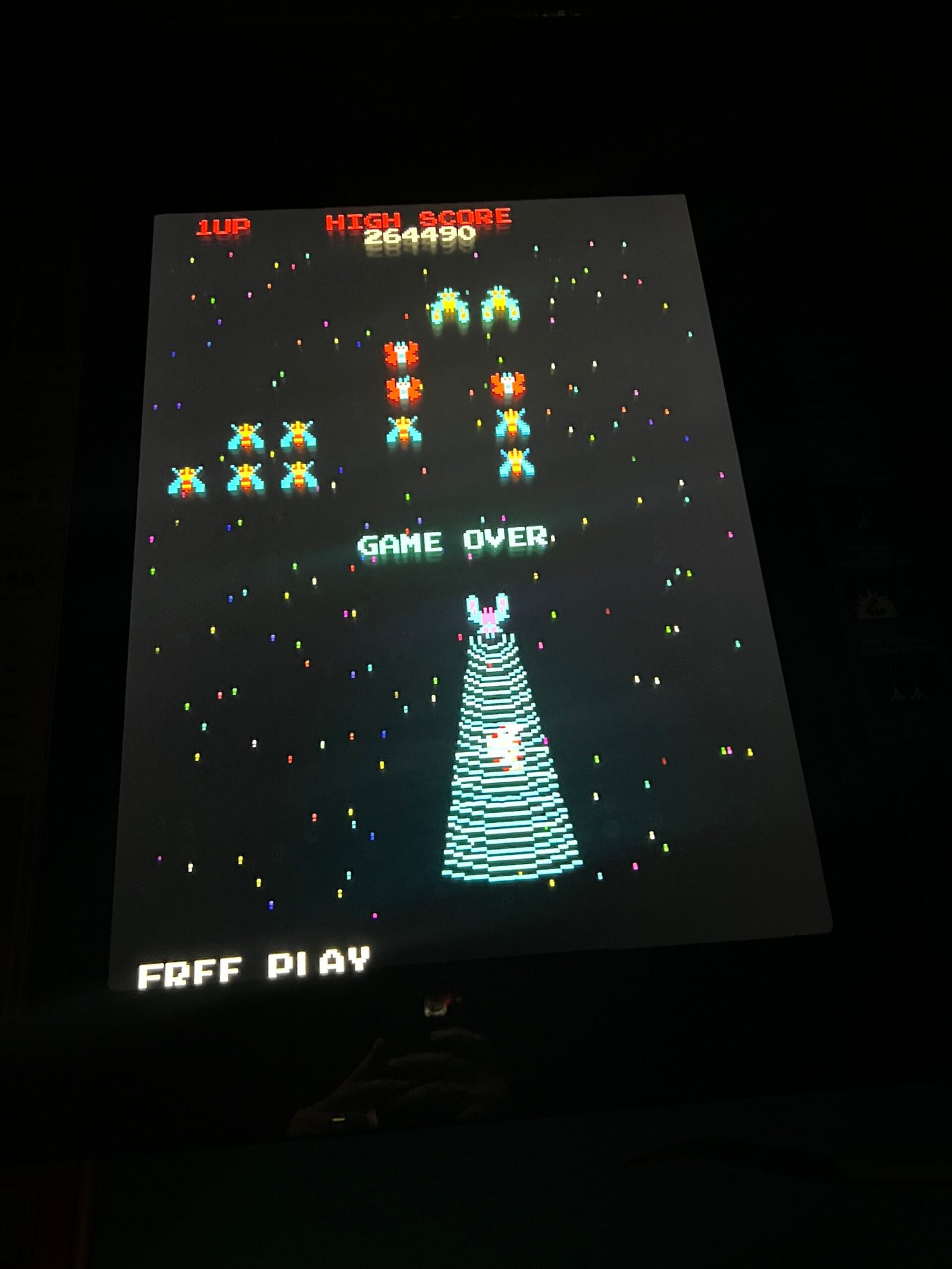 Ms Pac-Man Galaga Reunion Arcade Class of 1981 Game (also plays PAC-MAN) - Original VERY NICE Cabinet - Works 100% Flat Screen BEAUTIFUL GAME!!!