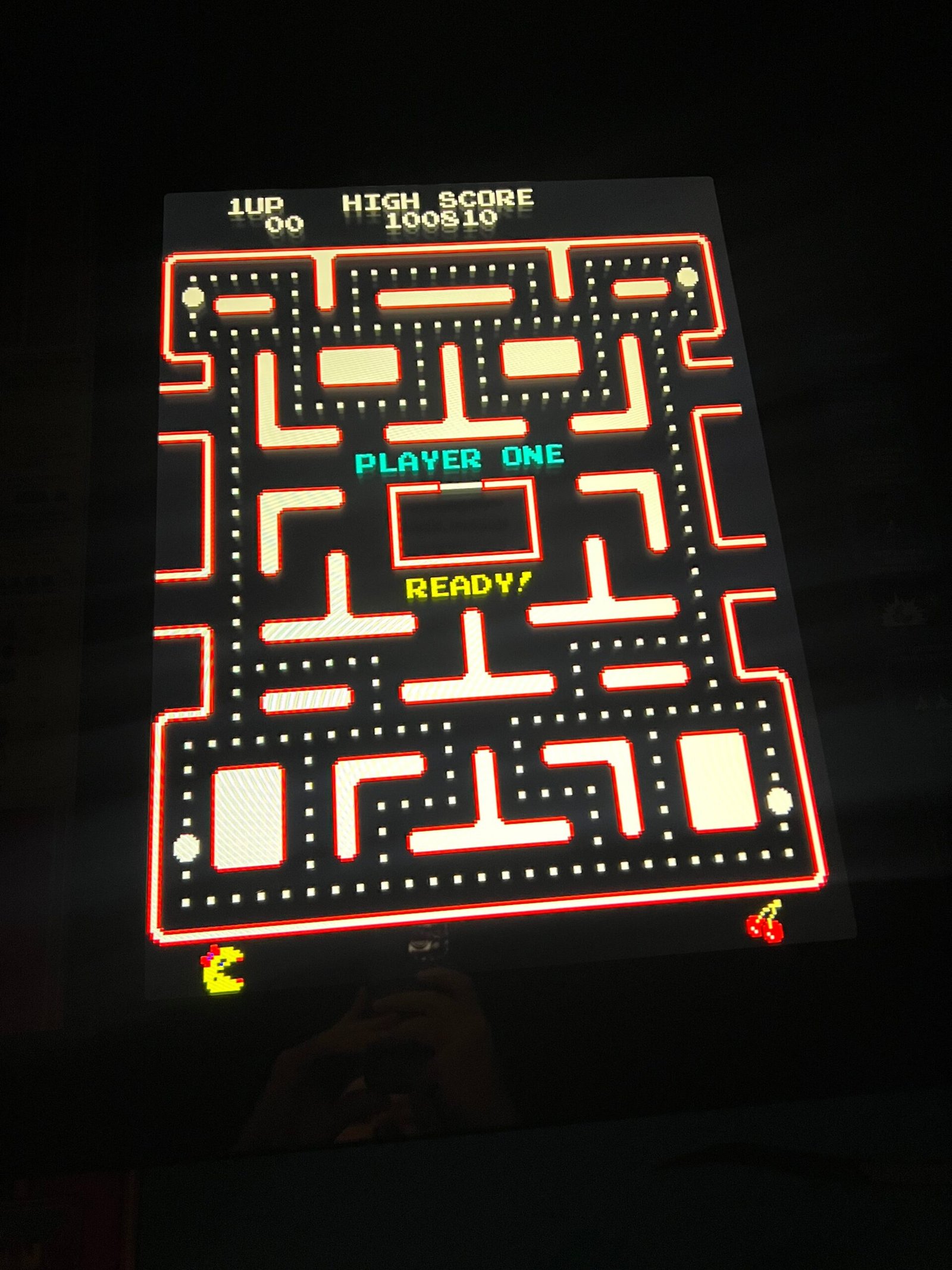 Ms Pac-Man Galaga Reunion Arcade Class of 1981 Game (also plays PAC-MAN) - Original VERY NICE Cabinet - Works 100% Flat Screen BEAUTIFUL GAME!!!