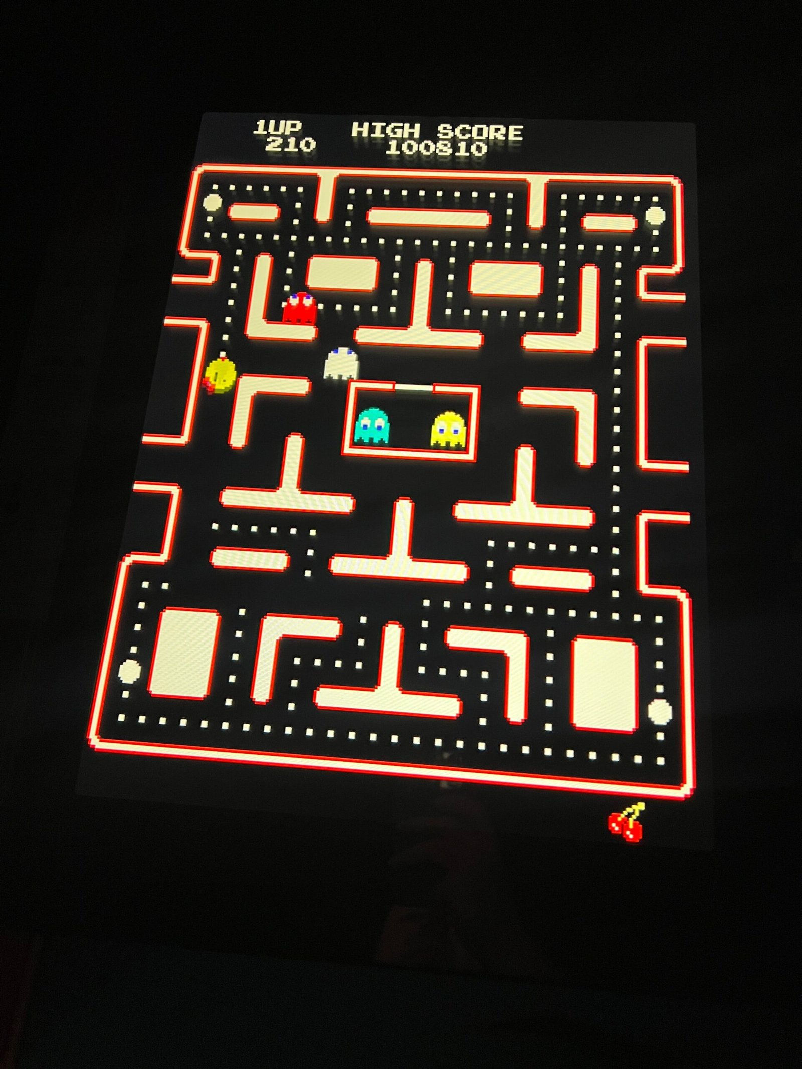 Ms Pac-Man Galaga Reunion Arcade Class of 1981 Game (also plays PAC-MAN) - Original VERY NICE Cabinet - Works 100% Flat Screen BEAUTIFUL GAME!!!