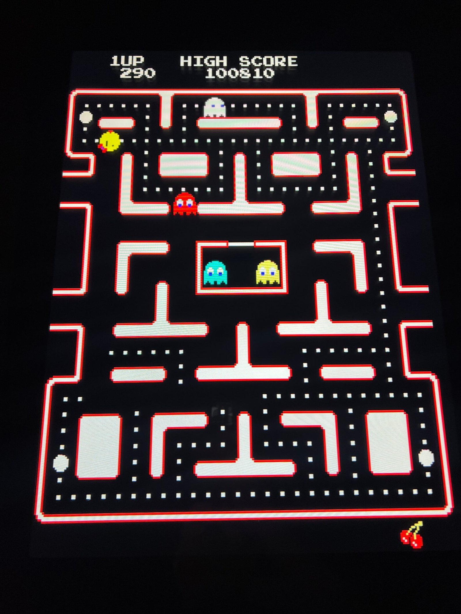 Ms Pac-Man Galaga Reunion Arcade Class of 1981 Game (also plays PAC-MAN) - Original VERY NICE Cabinet - Works 100% Flat Screen BEAUTIFUL GAME!!!