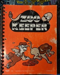 Zoo Keeper- Taito - Manual - Schematics - Instructions - Used Copy