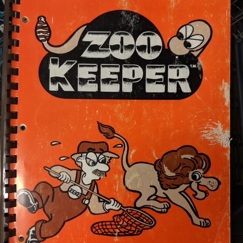 Zoo Keeper- Taito - Manual - Schematics - Instructions - Used Copy