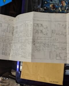 Galaxian- Midway - Manual - Schematics - Instructions - Used Copy