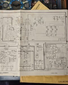 Galaxian- Midway - Manual - Schematics - Instructions - Used Copy