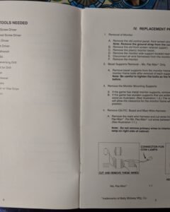 Pac-Man Ms. Pac-Man- Nintendo - Manual - Schematics - Instructions - Used Copy