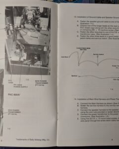 Pac-Man Ms. Pac-Man- Nintendo - Manual - Schematics - Instructions - Used Copy