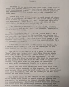 Phoenix - Centauri - Manual - Schematics - Instructions - Used Copy