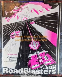 Road Blasters - Atari - Arcade Manual - Schematics - Instructions - Used Copy