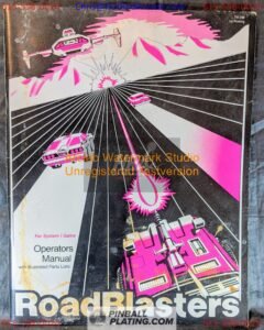Road Blasters (Copy #2) - Atari - Arcade Manual - Schematics - Instructions - Used Copy