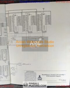 Road Blasters (Copy #2) - Atari - Arcade Manual - Schematics - Instructions - Used Copy