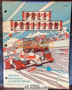 Pole Position - Atari - Arcade Manual - Schematics - Instructions - Used Copy