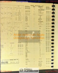 Satan's Hollow - Bally - Arcade Manual - Schematics - Instructions - Used Copy