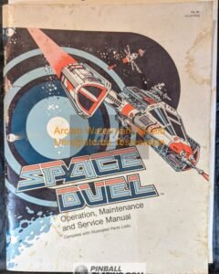 Space Duel - Atari - Arcade Manual - Schematics - Instructions -Used Copy